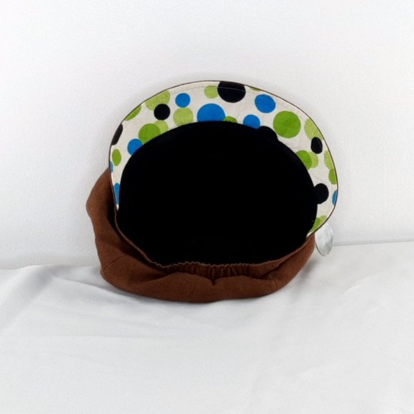 Large Streetwear Brown Button Button Brim Casual Summer Hat - Picture 7 of 7